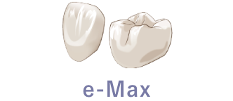 陶材＋各種セラミックス e-Max イメージ